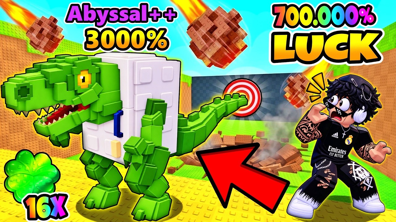 CONSEGUI 100 BRAINROTS ABYSSAL! No NOVO EVENTO no CHUTE UM BLOCO DA SORTE