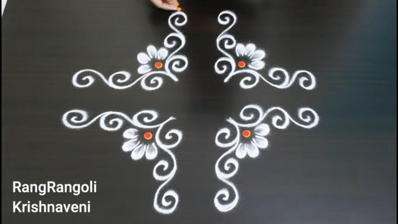 Dhanurmasam Vakili Muggulu🌺Traditional Rangoli🌺Pongal Kolam🌺RangRangoli Krishnaveni