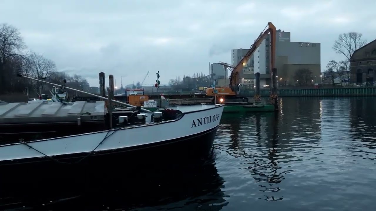 Schleuse Spandau, MS Antilope, Tug Maria, Spandauer Horn 26. November 2025 #schiffe #berlin