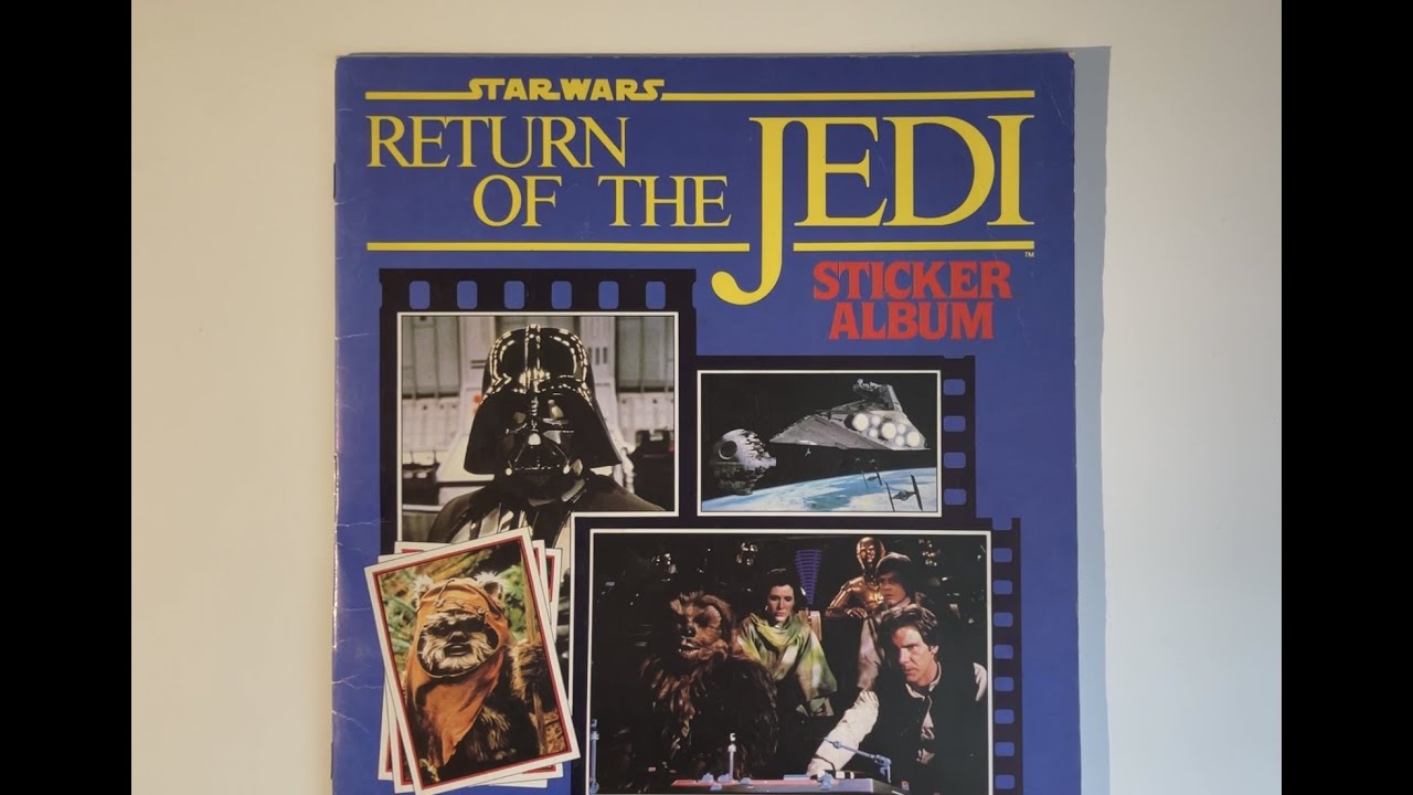 ASMR / Star Wars Return of the Jedi / Sticker Album Video