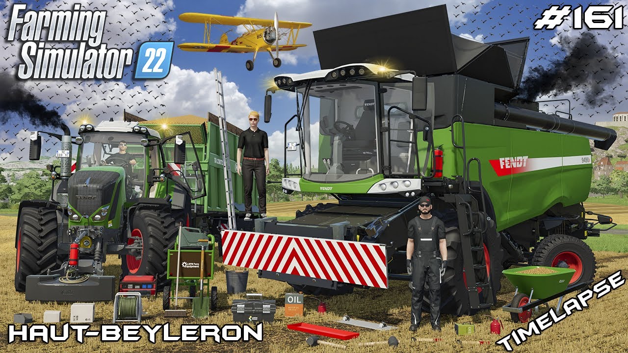 УБОРКА ПШЕНИЦЫ С FENDT 9490 X | Животные на О-Бейлероне | Farming Simulator 22 | Эпизод 161
