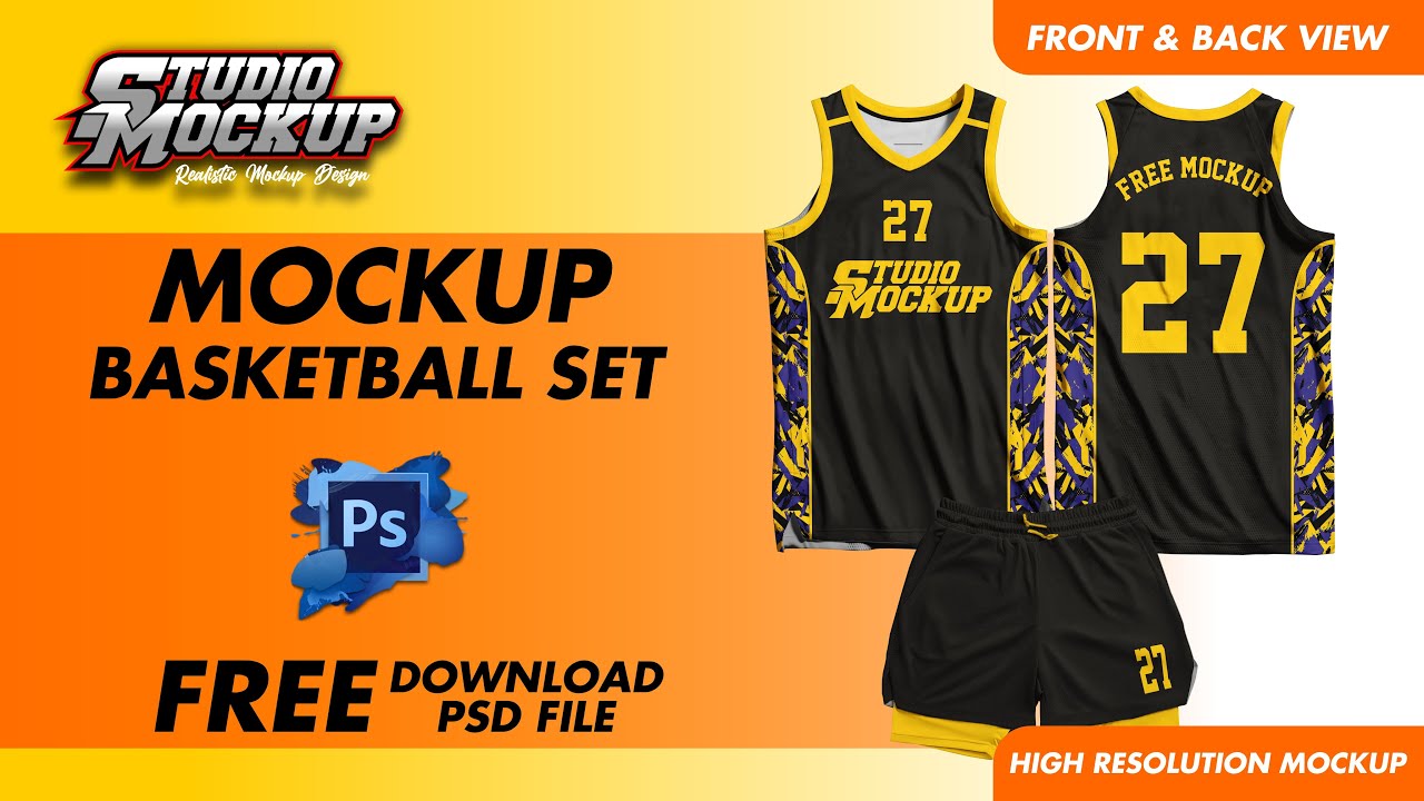 MOCKUP BASKET SET CELANA | FREE DOWNLOAD MOCKUP PSD