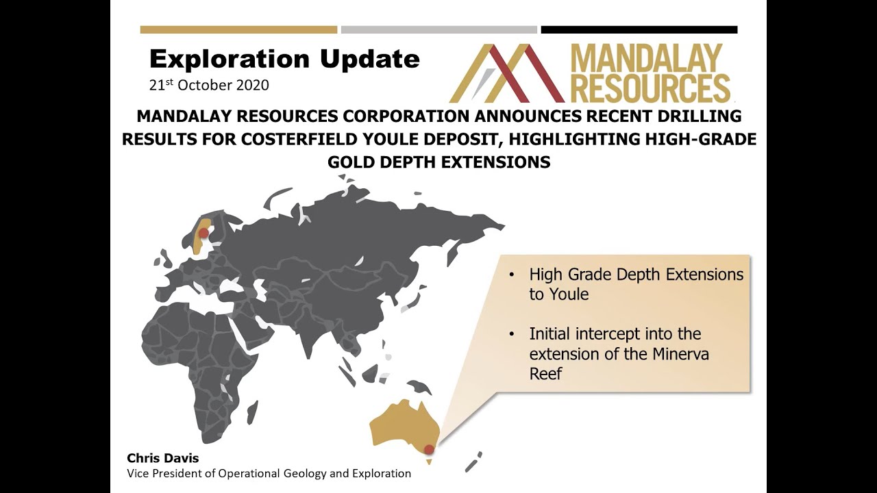 High-grade Gold Depth Extensions at Costerfield Youle Deposit