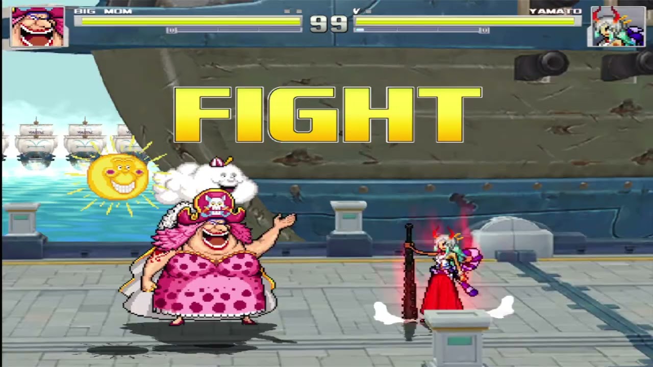 big mom VS yamato #onepiece