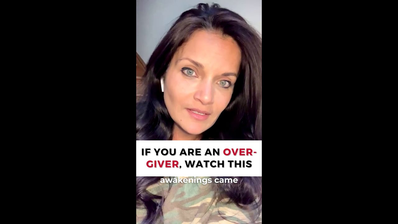 If you are an over-giver, watch this!