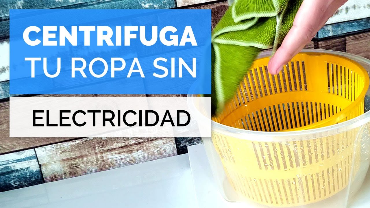 🌀 CENTRIFUGA DE ROPA MANUAL ► Ecológica [No necesita Electricidad]