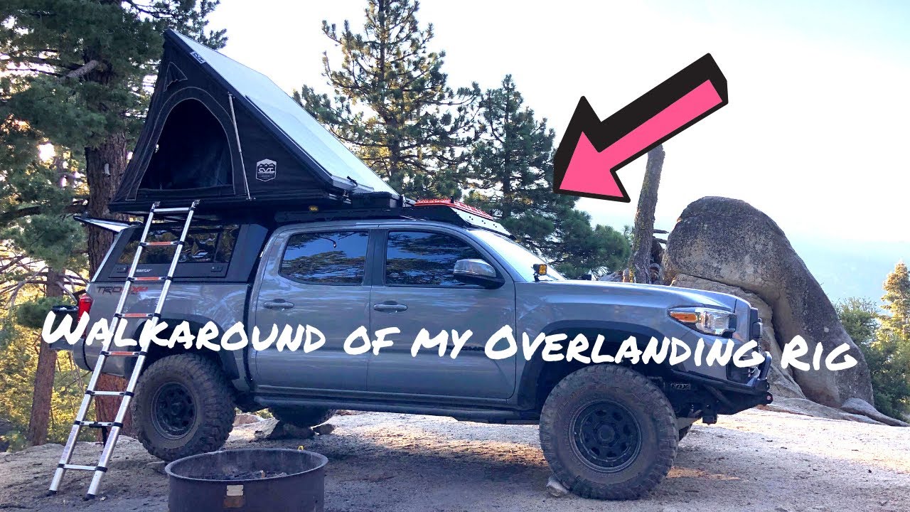 Walkaround 2021 -  Overlanding Camping Rig  - Toyota Tacoma -  RSI Smart Cap