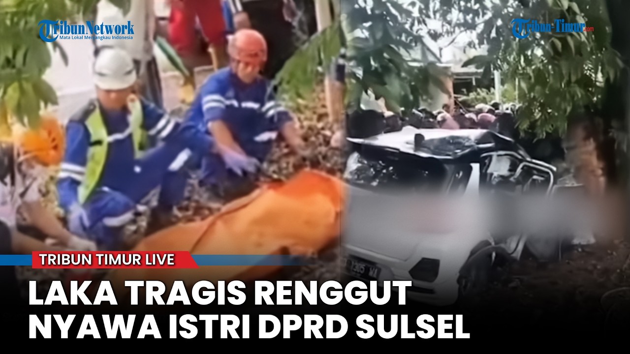 🔴  Mobil Remuk Berat, Istri Politisi Sulsel Tewas dalam Laka Tol Reformasi Makassar