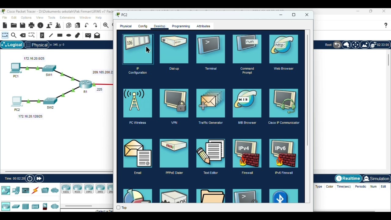 1.4.7 Packet Tracer - Configure Router Interfaces
