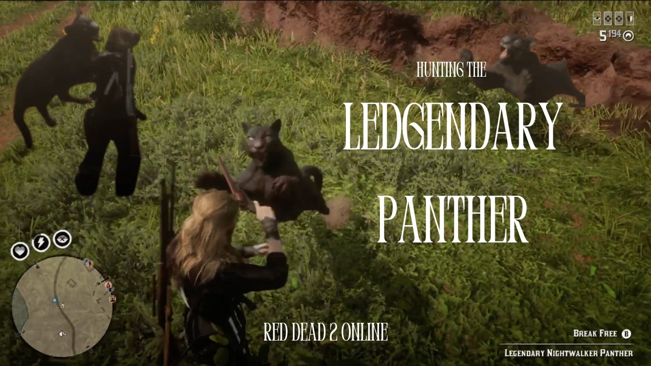 Red Dead Redemption 2 - Getting Mauled By A Panther