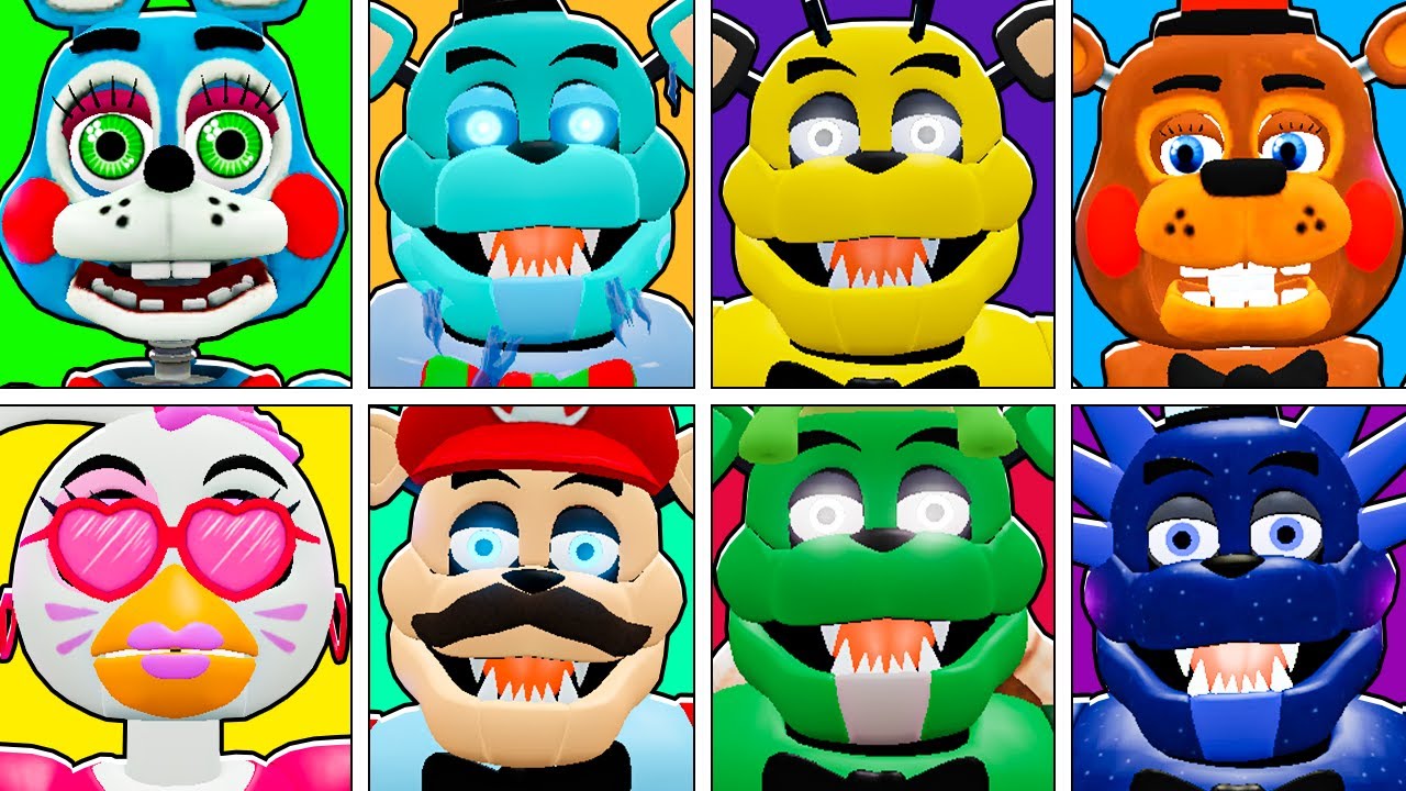 ROBLOX FIVE NIGHTS AT FREDDY'S *NEW* MORPHS! (Security Breach RP)