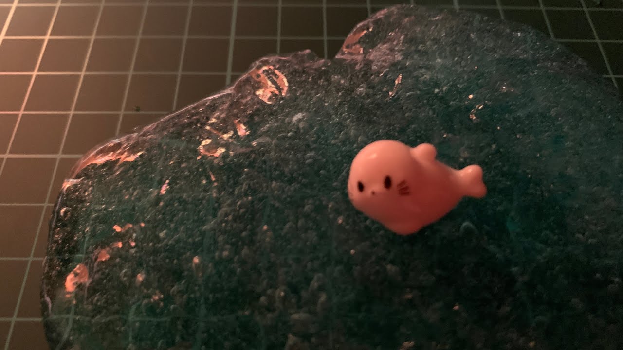 【雑ASMR】マスコット入りスライム〜シーアニマル〜で遊ぶ音