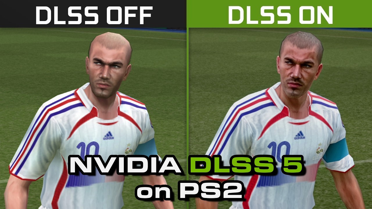 DLSS 5 on PS2 - PES 6 / Winning Eleven 10 - France vs Italy | PCSX2