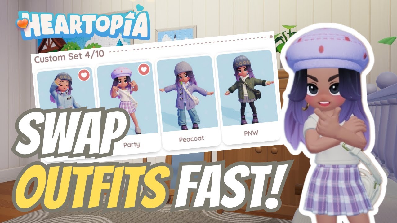 How to Save & Swap Outfits INSTANTLY in Heartopia | Unlock Outfit Presets