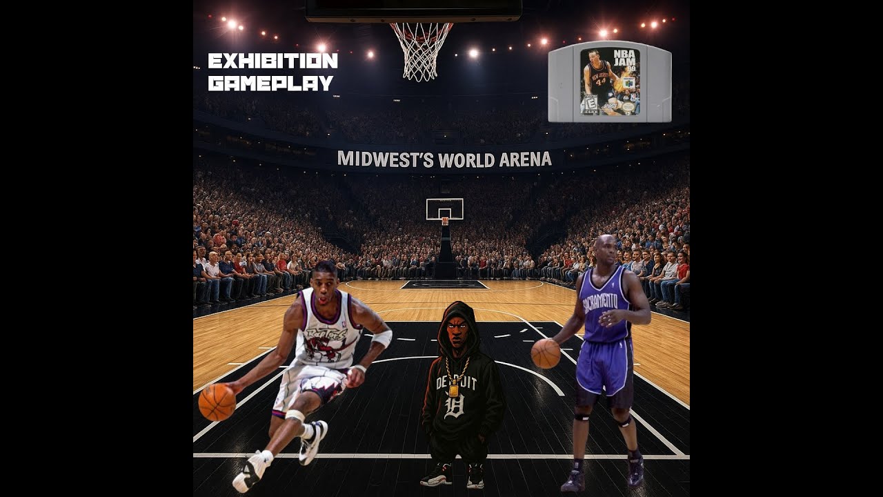 NBA Jam 99 Gameplay |N64| With Commentary |Raptors vs Kings|