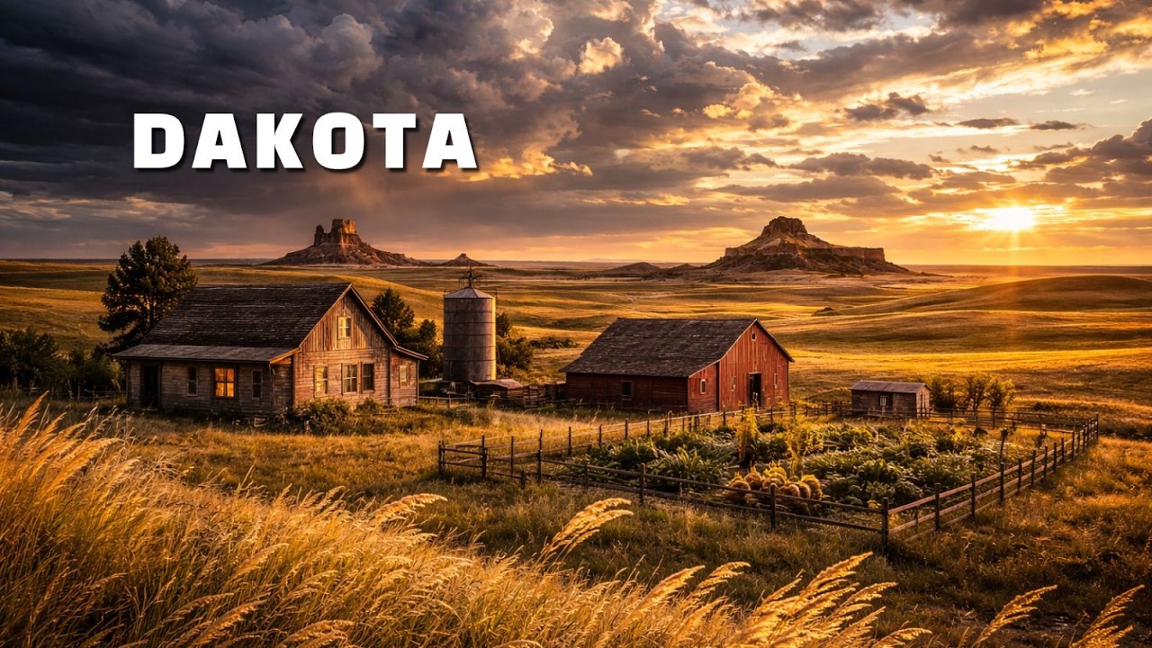 Dakota: Endless Prairies and Harsh Horizons | Travel Video 4K