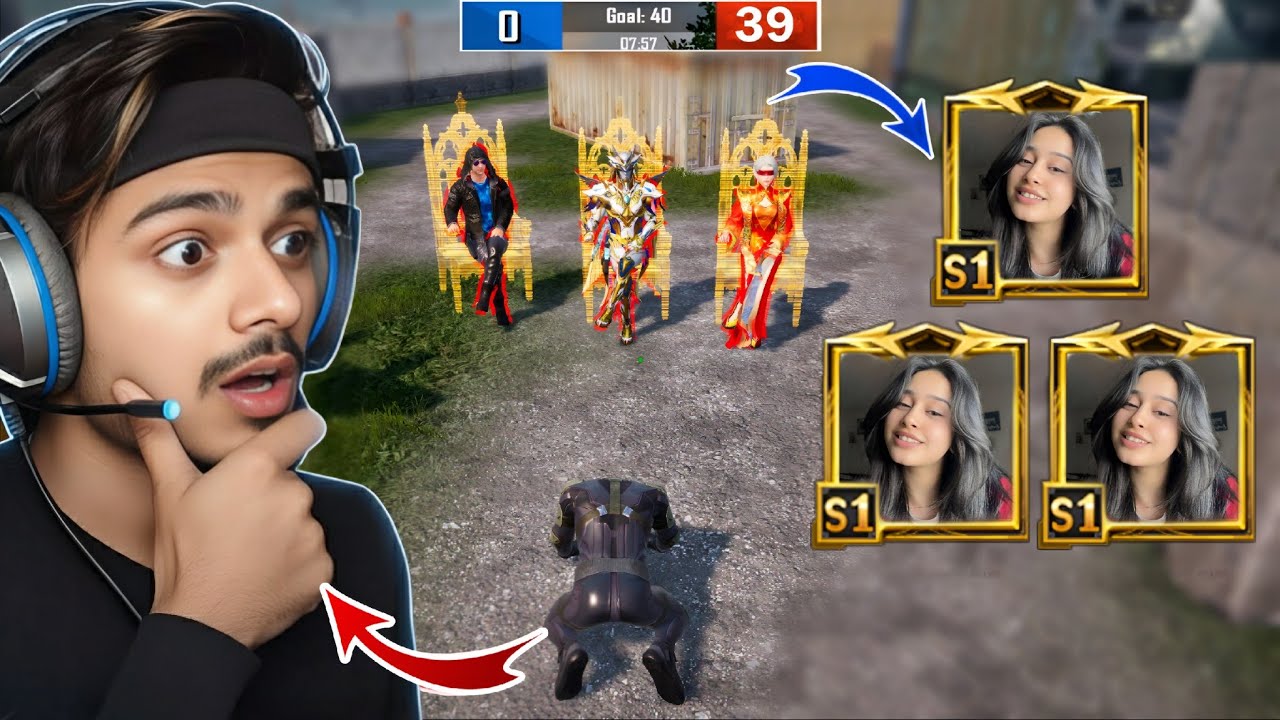 😭Got back revenge from Mythic Fashion Toxic Girls for insulting All Noob I Challenge 1vs4🤬| BGMI