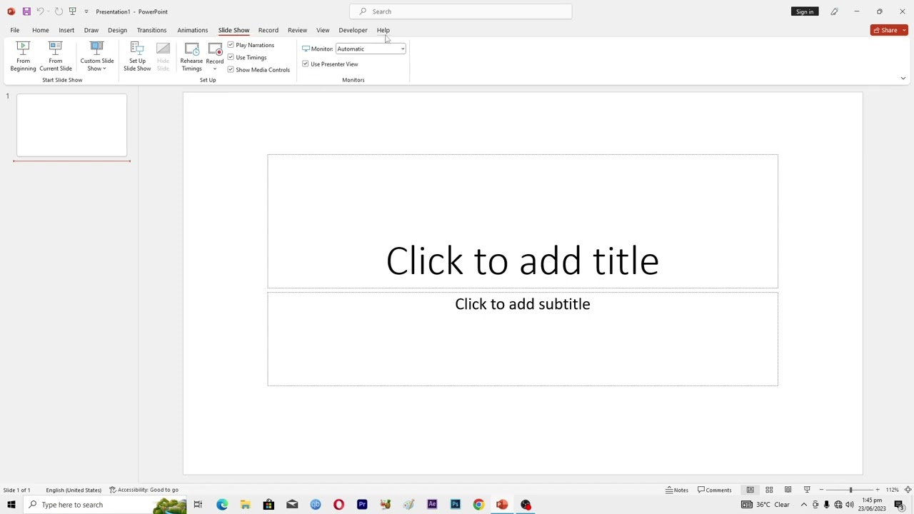 How To Use Presenter View in Powerpoint