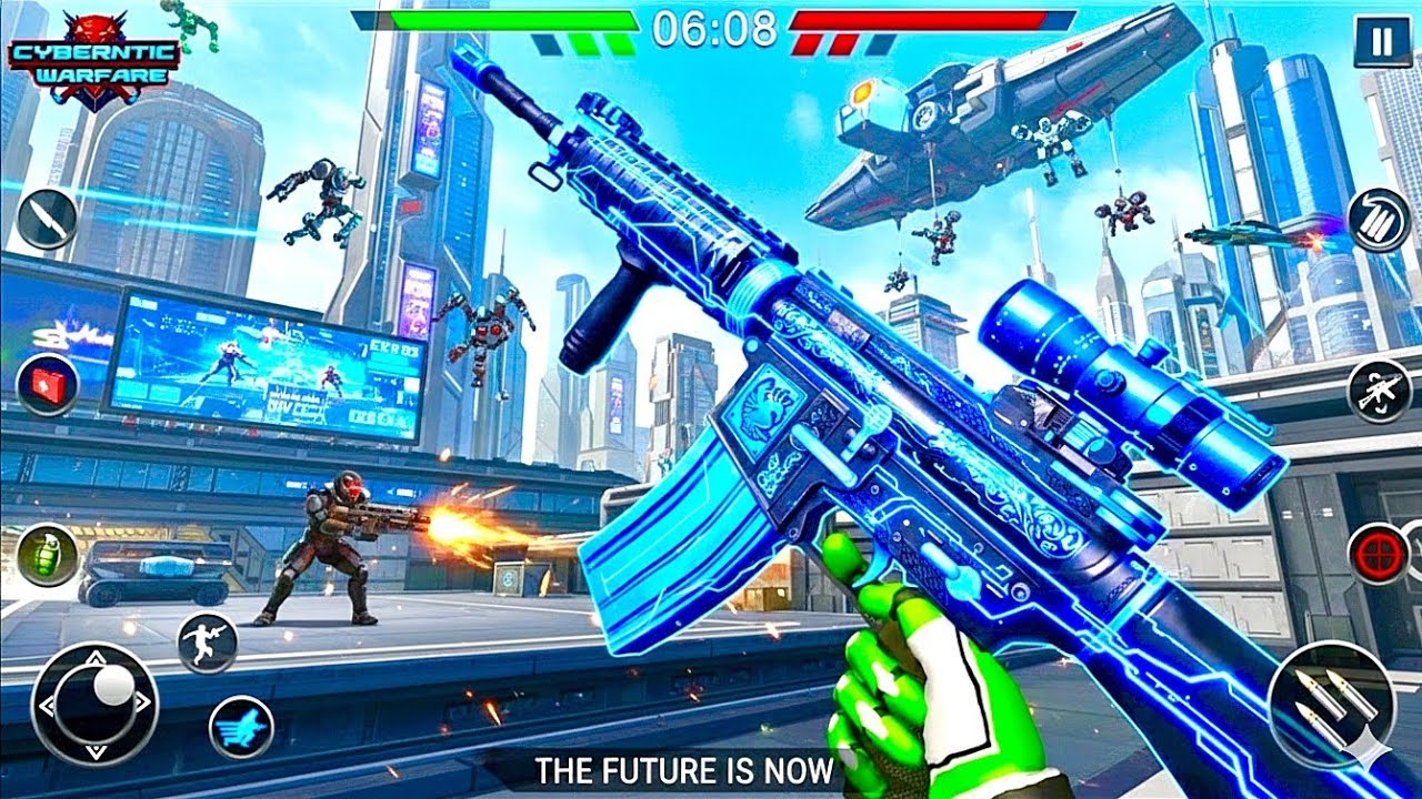 Robot Gun Strike 🤖🔫 | Future Robot War Action Gameplay