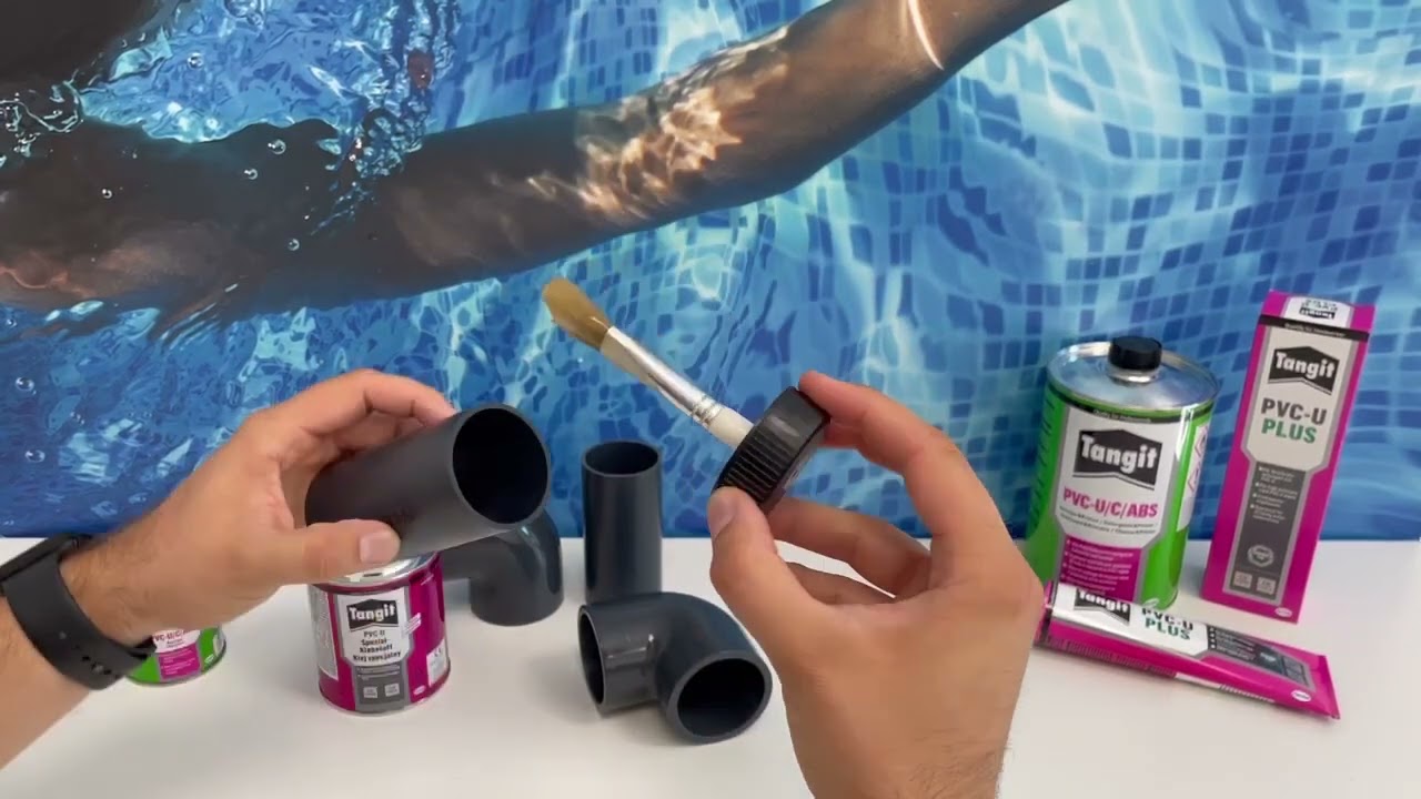 Baumaxxe® Anwendung I Tangit PVC-U / C / ABS Reiniger und PVC U Plus Kleber richtig anwenden