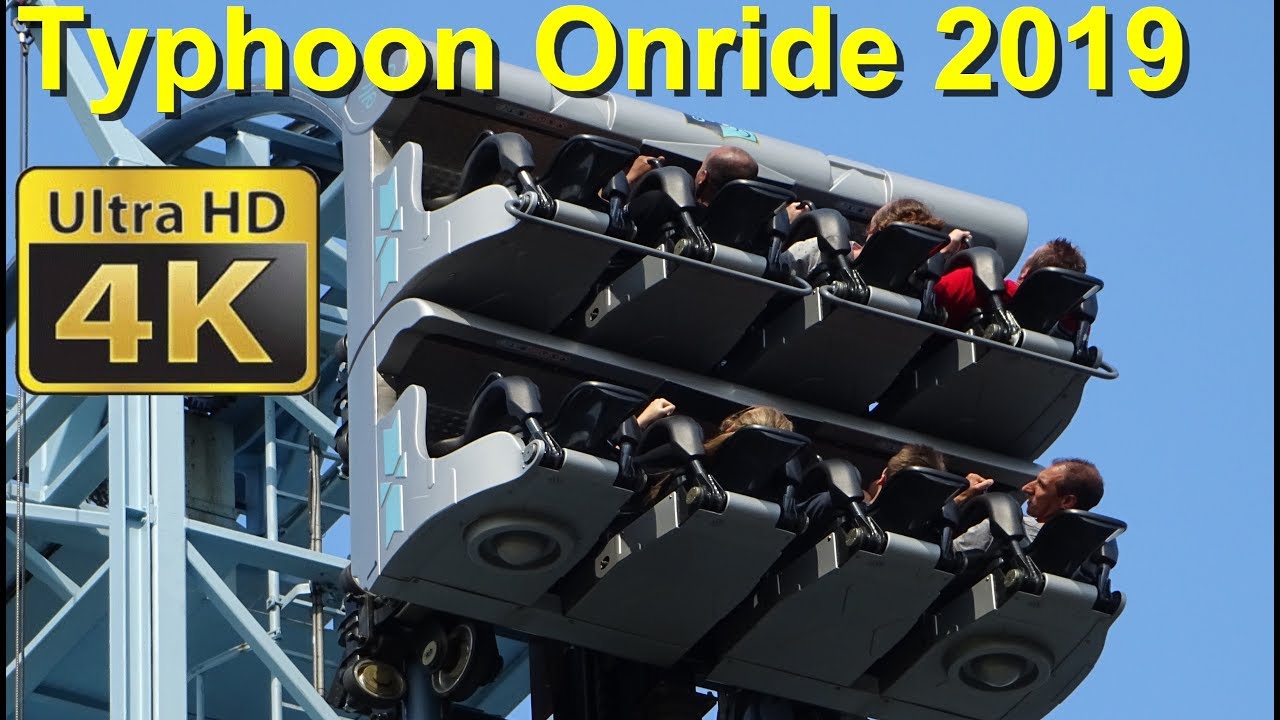 Bobbejaanland Typhoon Onride 2019 (POV/4K) Rollercoaster EuroFighter Gerstlauer Achterbahn Achtbanen