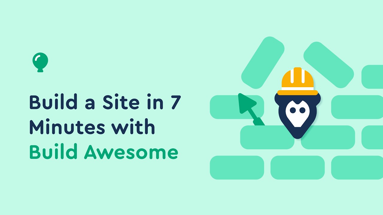 Создайте веб-сайт за 7 минут с помощью Build Awesome | Демоверсия