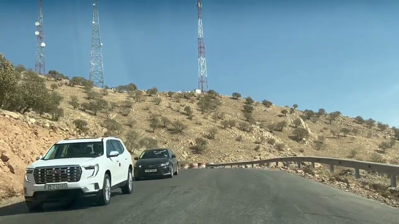 Auf dem Weg von Erbil nach Sulaimani über die Passhöhe … 20.10.2025