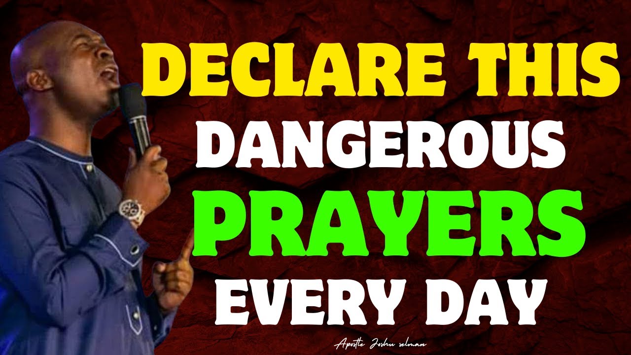 DO THIS POWERFUL PRAYER EVERY MORNING | APOSTLE JOSHUA SELMAN