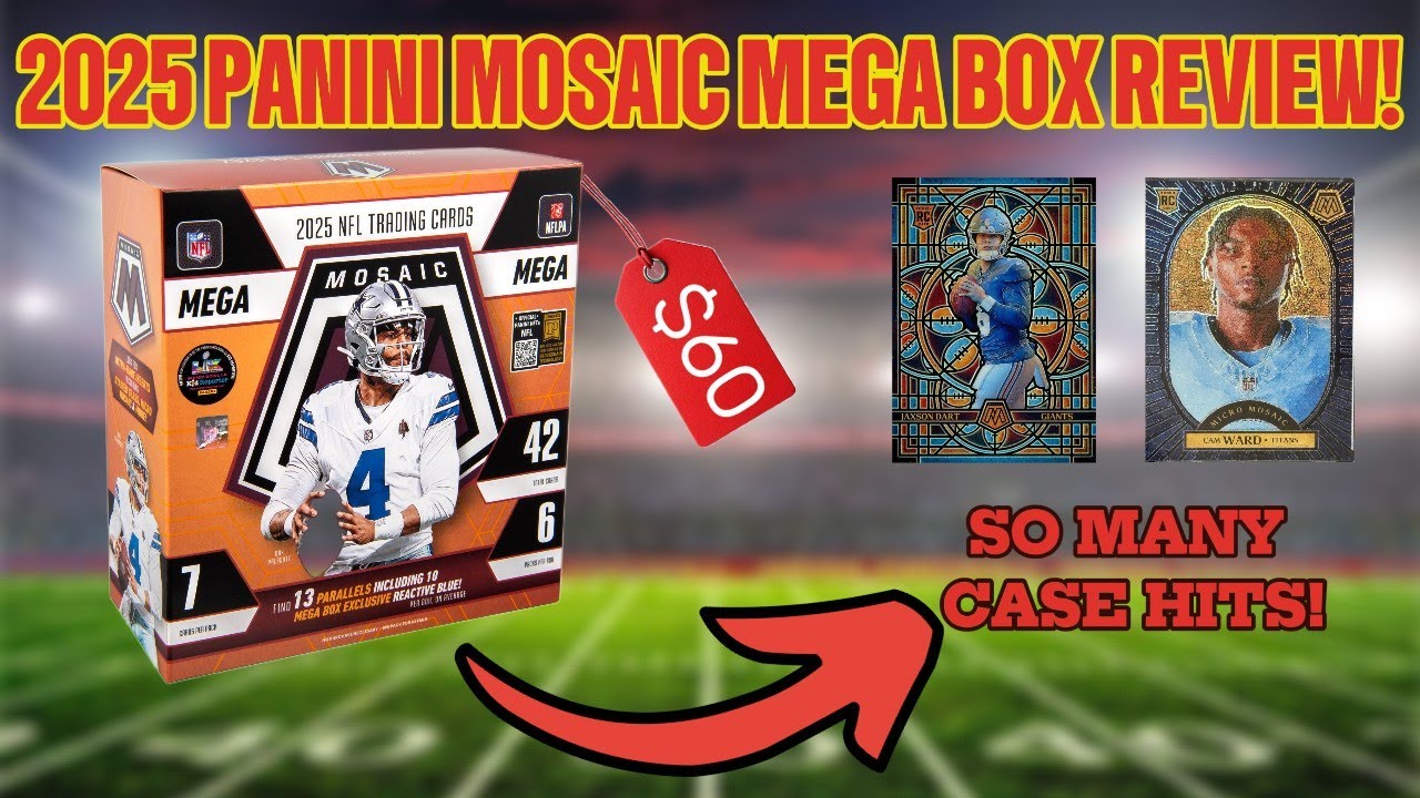 Обзор футбольного мегабокса Panini Mosaic 2025 года! 😱🔥