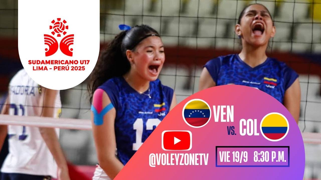 VENEZUELA VS COLOMBIA - SUDAMERICANO DE VOLEIBOL FEMENINO SUB 17