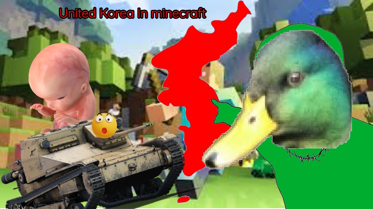 United Korea in minecraft  with @TheL3inmycloset and the @thesaducklol