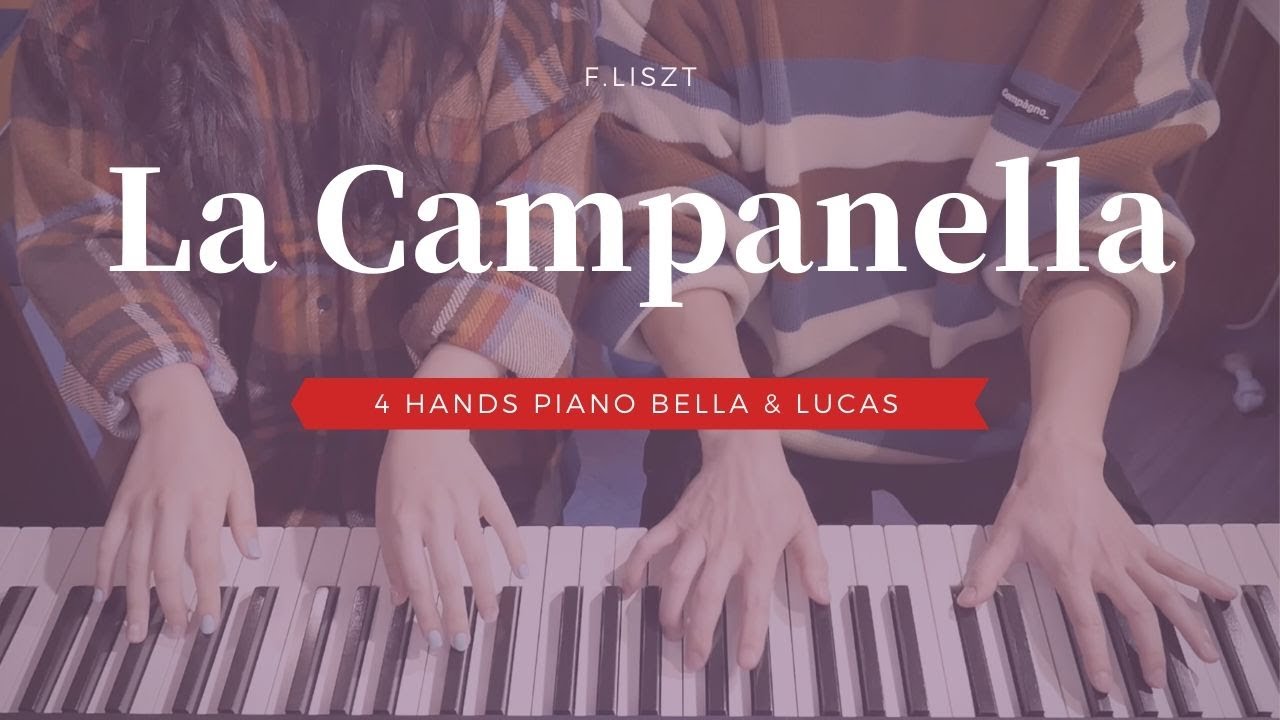 🎵F.Liszt (리스트) - La Campanella (라캄파넬라) | 4hands piano