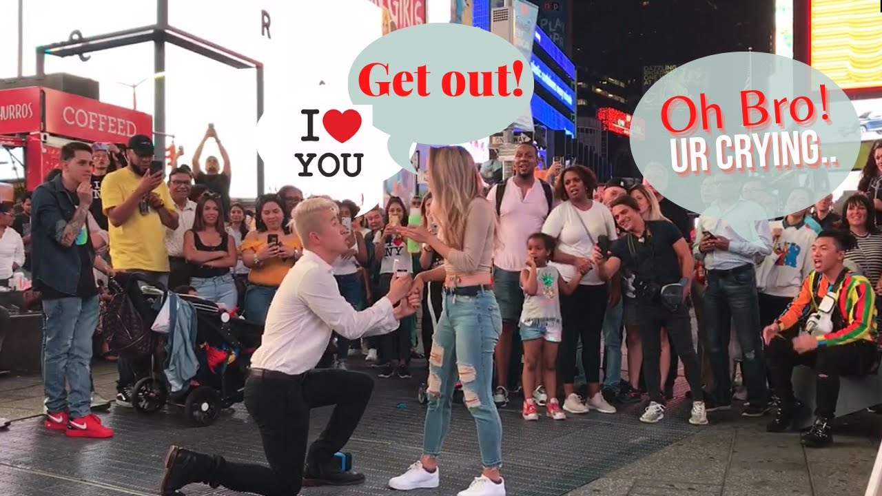 MARRIAGE PROPOSAL ❤  GONE WRONG 😢 !! SHE SAID GET OUT !!😰🤯
