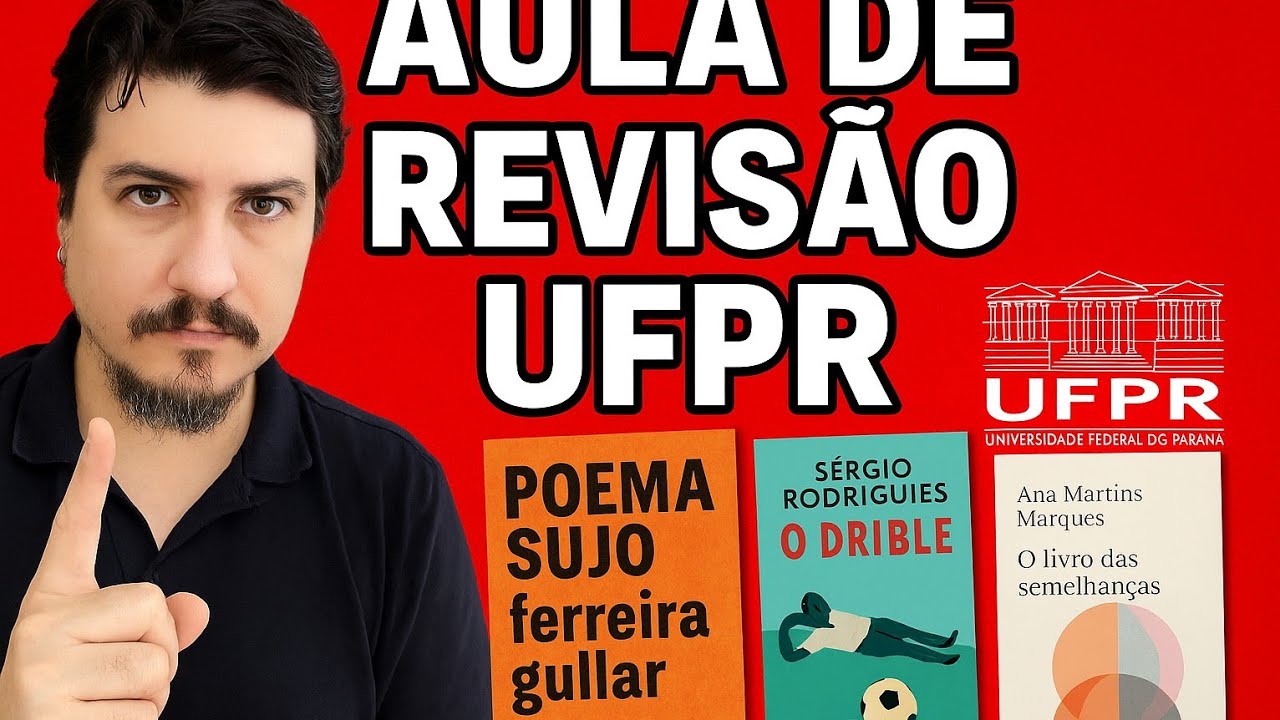 UFPR Literatura 2026 - GABARITE A UFPR 2025! AN&Aacute;LISE COMPLETA DE 3 OBRAS OBRIGAT&Oacute;RIAS!