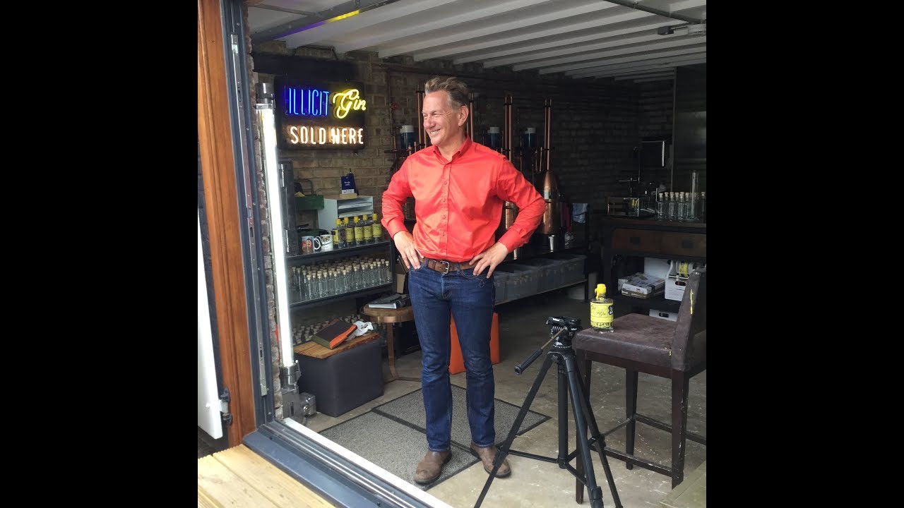 Michael Portillo visits Old Bakery Gin London's oldest once illicit Distillery in Palmers Green