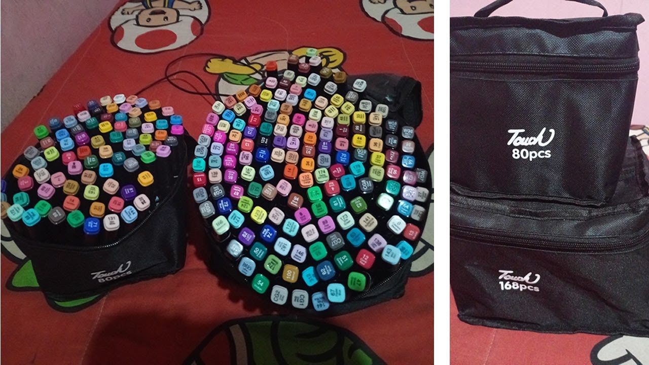 CHEGOU MEU KIT DE 168 CORES DA TOUCH! 🎨💗