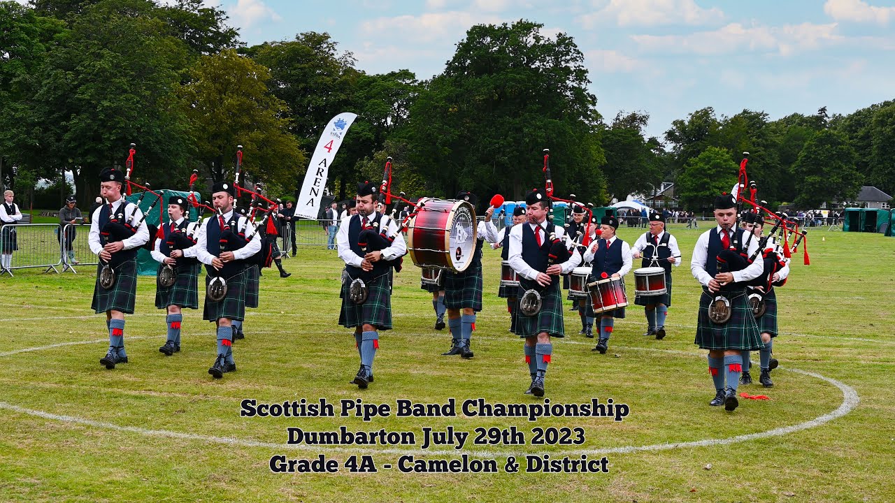 Scottish Pipe Band Championships 2023 - Dumbarton - Grade 4A - Camelon & District