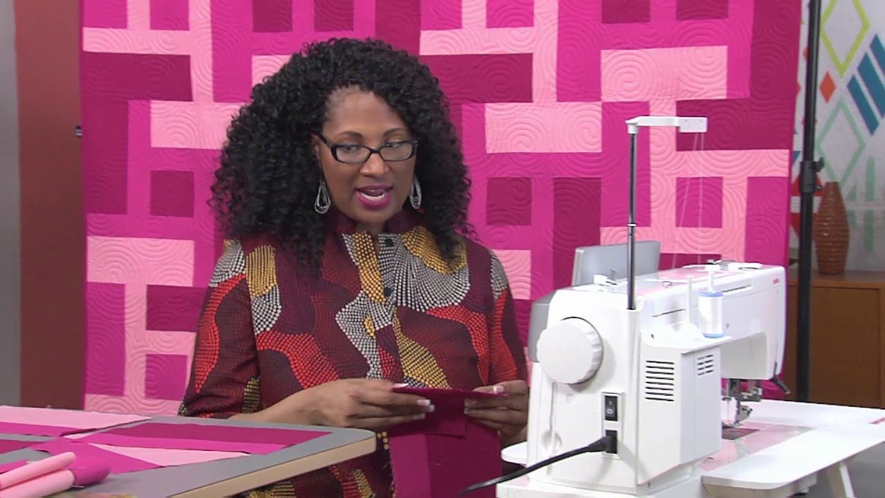 A lesson on partial seams on Fresh Quilting with Ebony Love (305-2)