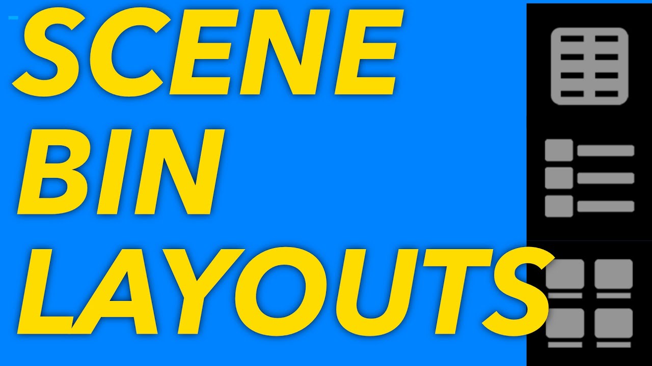 5 ways to lay out your scene bins in Avid Media Composer