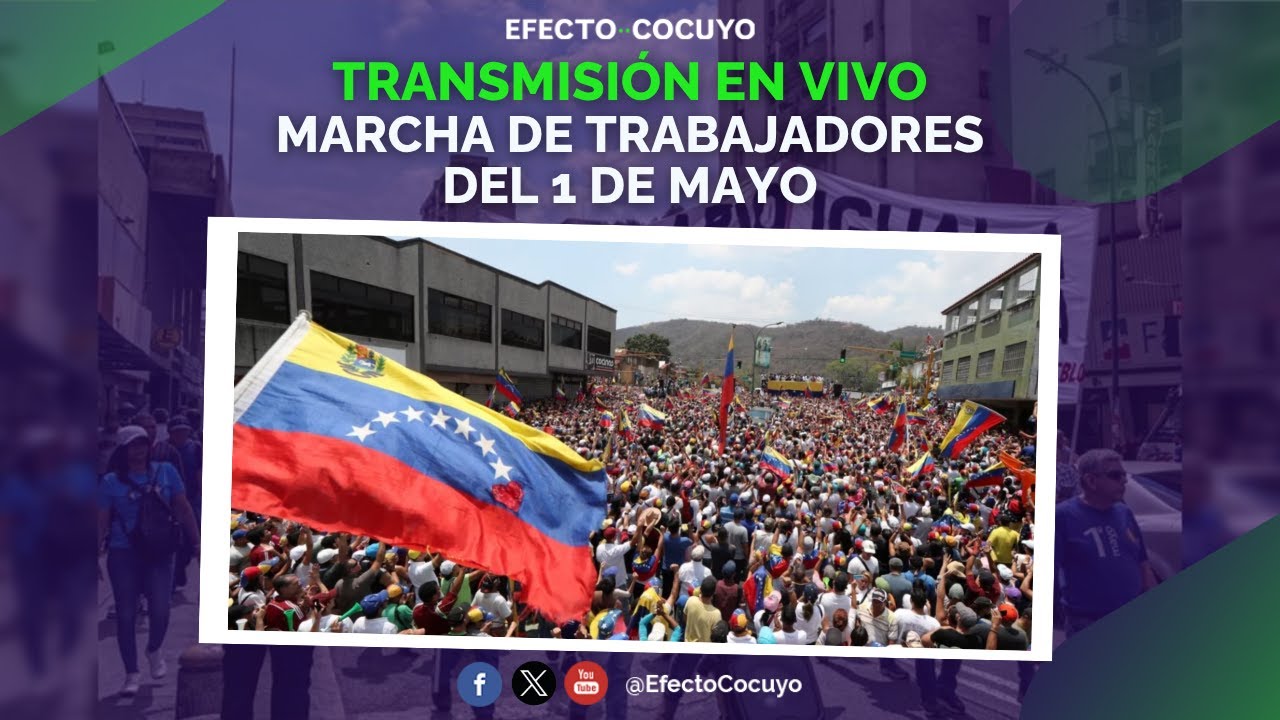 Marcha de trabajadores del 1 de Mayo