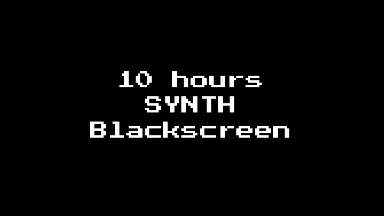 10 Hours of Deep Sleep — Black Screen Ambient Synth (Sleep Forager)