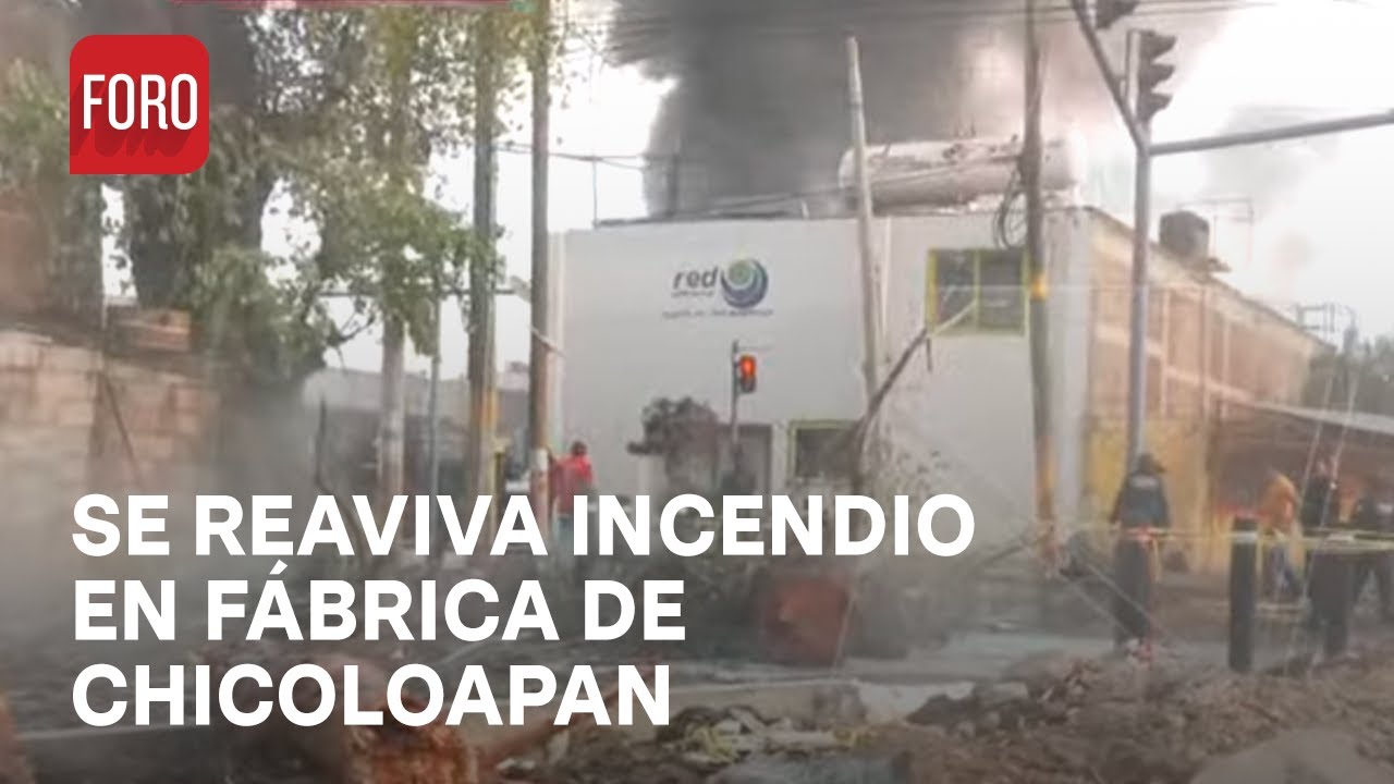 Se reaviva incendio en Chicoloapan, Edomex
