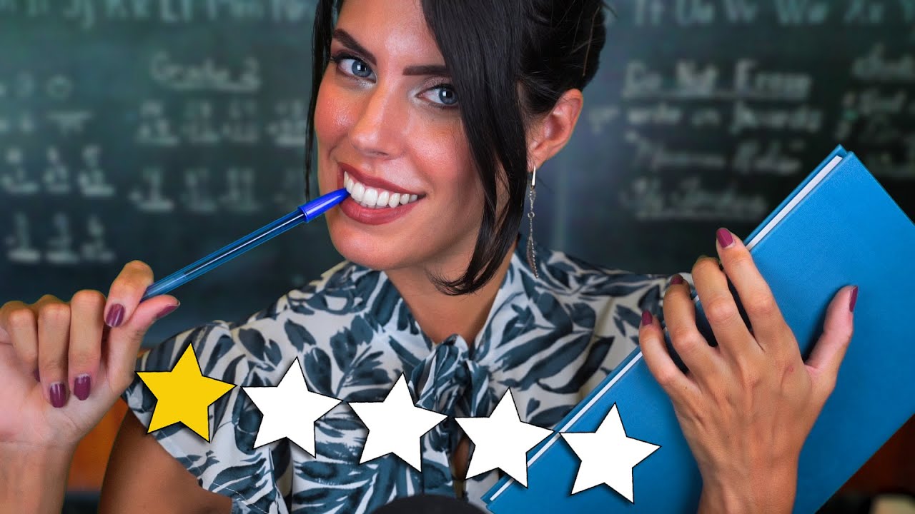 ASMR 👩🏻‍🏫 PROF MENO VOTATA TI INTERROGA • ROLEPLAY (Back To School)