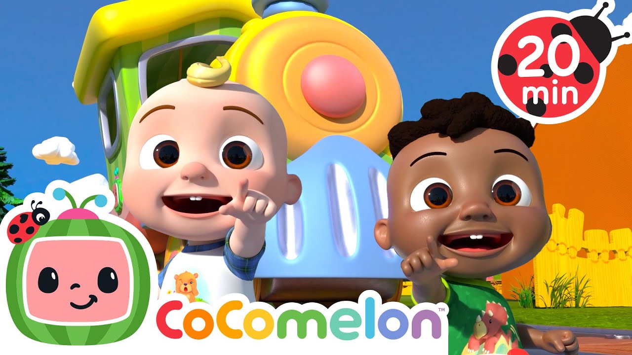 Hop on the Choo Choo Train Ride! 🚂 CoComelon | Nursery Rhymes for Babies