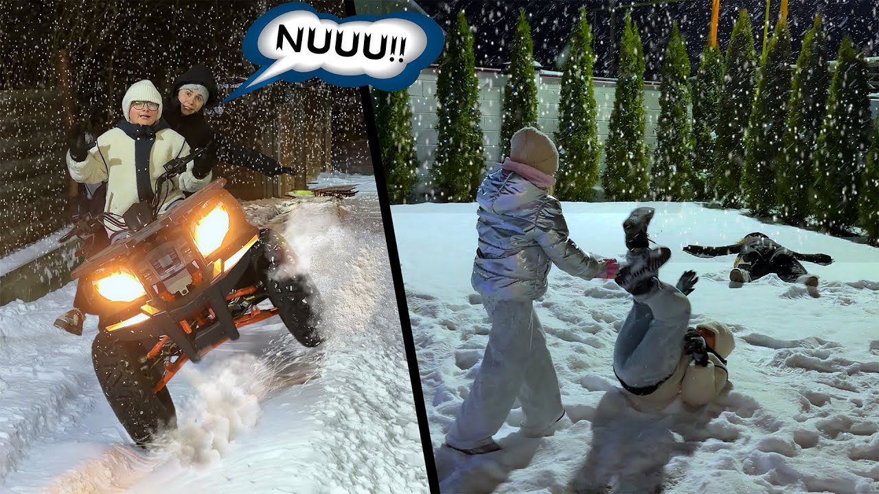 Mama pe ATV s-a SPERIAT! Multa Zapada!!😅