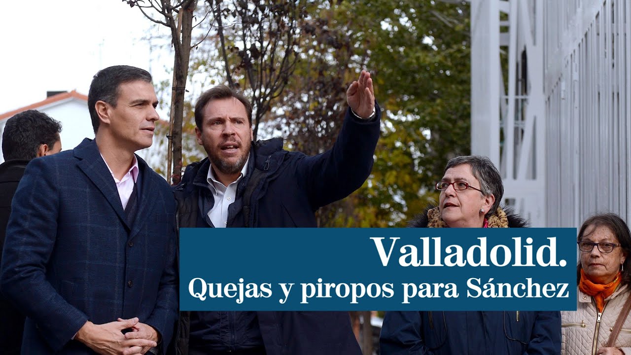 Quejas y piropos para Pedro Sánchez en un barrio obrero de Valladolid