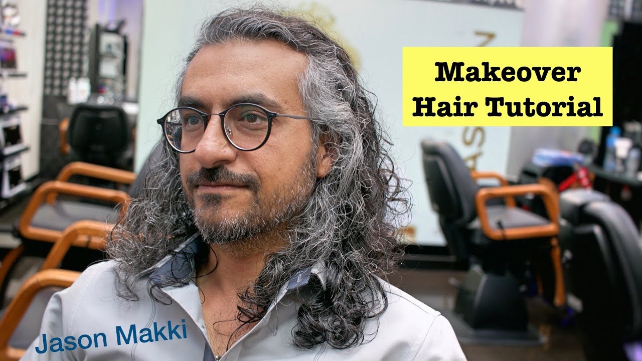 Amazing Hair Transformation - Makeover Scissors Haircut - Long Hairstyle for men 💯