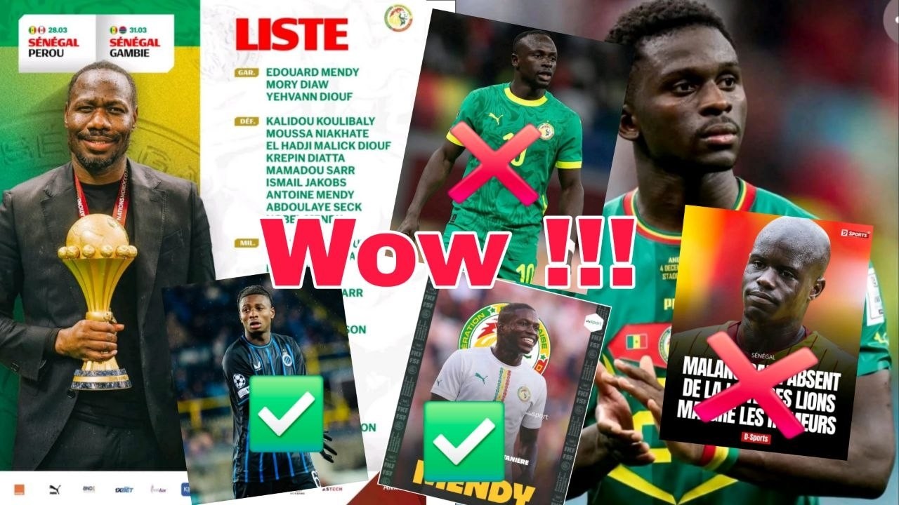 Analyse de la liste de Pape Thiaw 🇸🇳