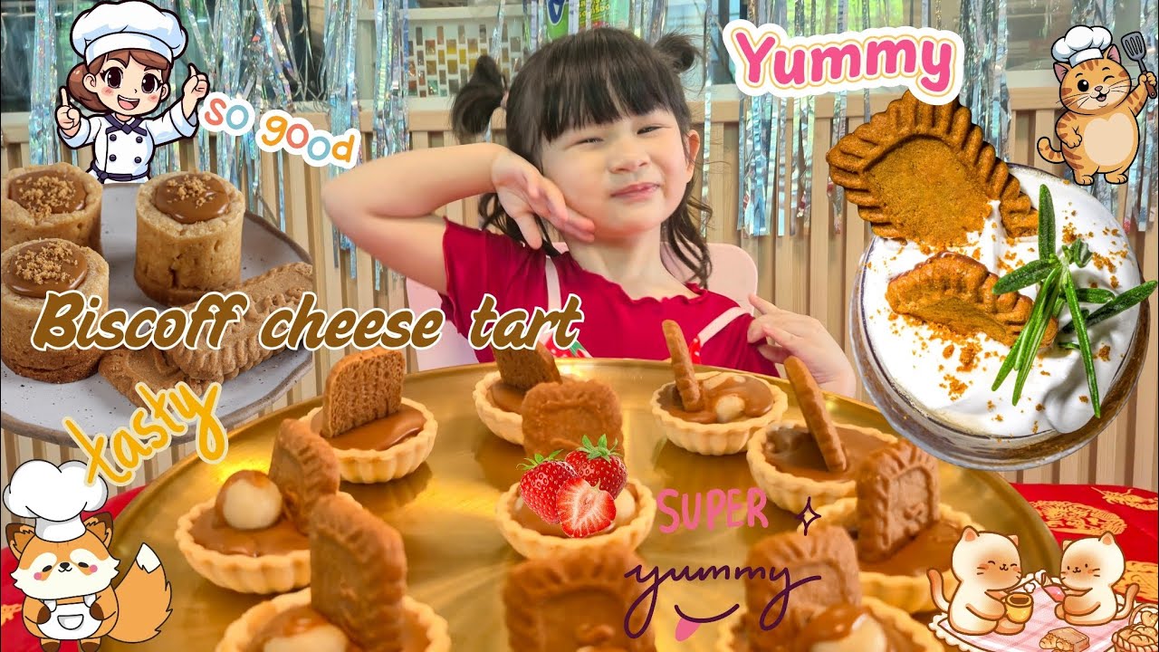 Biscoff cheese tart หอม สุดฟิน ชีสทาร์ตทำง่าย ใช้วัตถุดิบไม่กี่อย่าง ไม่ต้องอบ  | TP Planet 