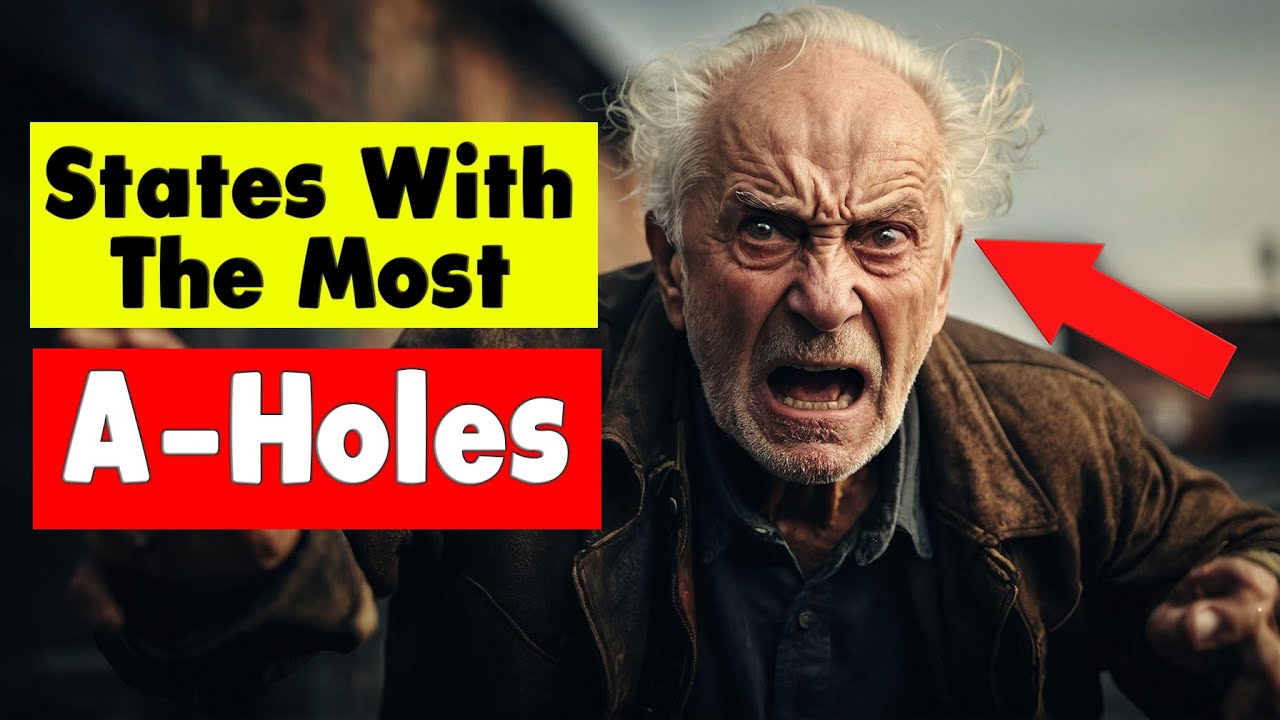 The 10 States With The Most A-Holes.